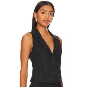 Gabriel Top in Black from FAITHFULL THE BRAND size XS / US 2 100% linen